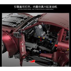 HAPPY BUILD SHINEYU XINYU YC-23005 23005 YC23005 non  XE THỂ THAO NẰM THẤP MÀU ĐỎ bộ đồ chơi xếp lắp ráp ghép mô hình  RED TURBO Kỹ Thuật Công Nghệ Cao Mô Hình Phương Tiện 2238 khối