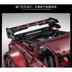 HAPPY BUILD SHINEYU XINYU YC-23005 23005 YC23005 non  XE THỂ THAO NẰM THẤP MÀU ĐỎ bộ đồ chơi xếp lắp ráp ghép mô hình  RED TURBO Kỹ Thuật Công Nghệ Cao Mô Hình Phương Tiện 2238 khối