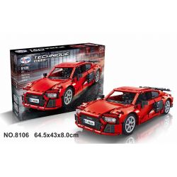 Winner 8106 non  XE THỂ THAO MÀU ĐỎ tỷ lệ 1:14 bộ đồ chơi xếp lắp ráp ghép mô hình  SPORTS CAR Kỹ Thuật Công Nghệ Cao Mô Hình Phương Tiện 1065 khối