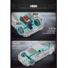Winner 8106 non  XE THỂ THAO MÀU ĐỎ tỷ lệ 1:14 bộ đồ chơi xếp lắp ráp ghép mô hình  SPORTS CAR Kỹ Thuật Công Nghệ Cao Mô Hình Phương Tiện 1065 khối