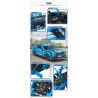 Winner 8105 non  XE THỂ THAO MÀU XANH tỷ lệ 1:14 bộ đồ chơi xếp lắp ráp ghép mô hình  SPORTS CAR Kỹ Thuật Công Nghệ Cao Mô Hình Phương Tiện 1188 khối