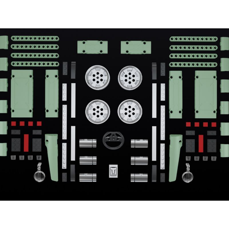 XIAOMI MITU MI ONEBOT OBTK300CH 300CH non  XE TĂNG 300 SUV 1:10 tỷ lệ 1:10 bộ đồ chơi xếp lắp ráp ghép mô hình  Kỹ Thuật Công Nghệ Cao Mô Hình Phương Tiện 2600 khối