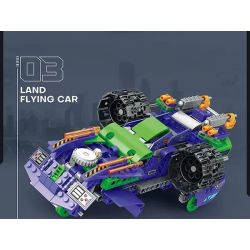 REOBRIX 33001 non  ROBOT BIẾN HÌNH bộ đồ chơi xếp lắp ráp ghép mô hình  TRANSFORMING ROBOT Kỹ Thuật Công Nghệ Cao Mô Hình Phương Tiện 580 khối