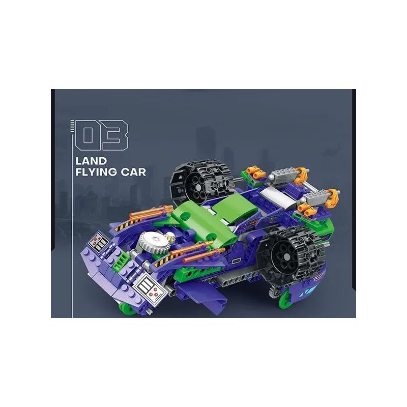 REOBRIX 33001 non  ROBOT BIẾN HÌNH bộ đồ chơi xếp lắp ráp ghép mô hình  TRANSFORMING ROBOT Kỹ Thuật Công Nghệ Cao Mô Hình Phương Tiện 580 khối