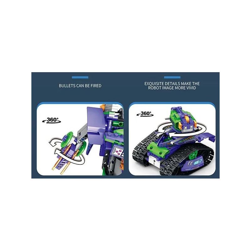 REOBRIX 33001 non  ROBOT BIẾN HÌNH bộ đồ chơi xếp lắp ráp ghép mô hình  TRANSFORMING ROBOT Kỹ Thuật Công Nghệ Cao Mô Hình Phương Tiện 580 khối