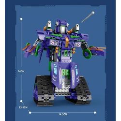 REOBRIX 33001 non  ROBOT BIẾN HÌNH bộ đồ chơi xếp lắp ráp ghép mô hình  TRANSFORMING ROBOT Kỹ Thuật Công Nghệ Cao Mô Hình Phương Tiện 580 khối