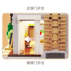 CADA DOUBLEE C66007 66007 non  QUÁN CÀ PHÊ GIÓ MÙA HÈ bộ đồ chơi xếp lắp ráp ghép mô hình City SUMMER BREEZE COFFEE SHOP Thành Phố 1108 khối