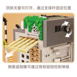 CADA DOUBLEE C66007 66007 non  QUÁN CÀ PHÊ GIÓ MÙA HÈ bộ đồ chơi xếp lắp ráp ghép mô hình City SUMMER BREEZE COFFEE SHOP Thành Phố 1108 khối