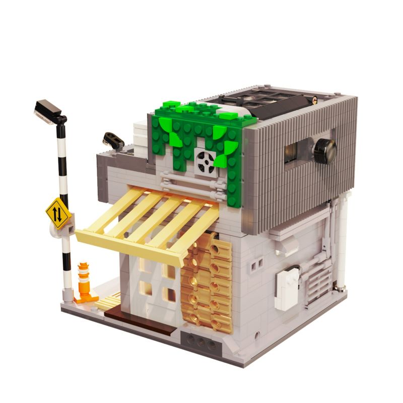 CADA DOUBLEE C66007 66007 non  QUÁN CÀ PHÊ GIÓ MÙA HÈ bộ đồ chơi xếp lắp ráp ghép mô hình City SUMMER BREEZE COFFEE SHOP Thành Phố 1108 khối