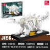 JIESTAR 36003 non  HÓA THẠCH STEGOSAURUS bộ đồ chơi xếp lắp ráp ghép mô hình DINO MIGHT 428 khối