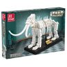 JIESTAR 36002 non  HÓA THẠCH VOI MA MÚT bộ đồ chơi xếp lắp ráp ghép mô hình DINO MIGHT 406 khối