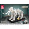 JIESTAR 36002 non  HÓA THẠCH VOI MA MÚT bộ đồ chơi xếp lắp ráp ghép mô hình DINO MIGHT 406 khối