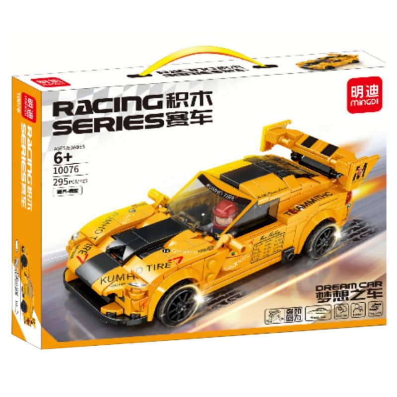 MINGDI 10076 non  DODGE VIPER bộ đồ chơi xếp lắp ráp ghép mô hình Racers Đua Tốc Độ 295 khối