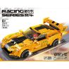 MINGDI 10076 non  DODGE VIPER bộ đồ chơi xếp lắp ráp ghép mô hình Racers Đua Tốc Độ 295 khối
