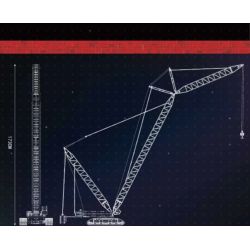 MouldKing 17015 Mould King 17015 non  LIBOKAIER-LR13000 bộ đồ chơi xếp lắp ráp ghép mô hình  CRAWLER CRANE LIEBHERR LR13000 Kỹ Thuật Công Nghệ Cao Mô Hình Phương Tiện 4318 khối
