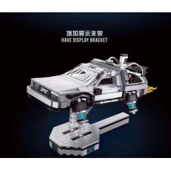 BRICK ELEMENT 19011 non  KHÁI NIỆM HỆ THỐNG TREO XE bộ đồ chơi xếp lắp ráp ghép mô hình BACK TO THE FUTURE SUSPENDED CONCEPT CAR 868 khối