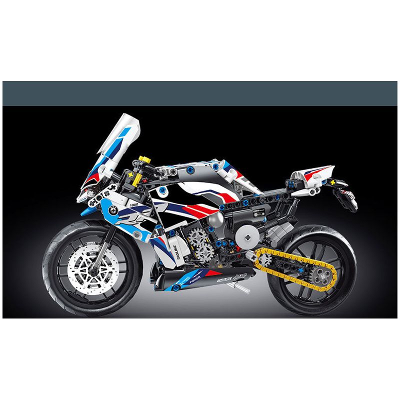 TA GAOLE T3042 3042 non  BMW1000RR bộ đồ chơi xếp lắp ráp ghép mô hình  BMW 1000RR Kỹ Thuật Công Nghệ Cao Mô Hình Phương Tiện 589 khối