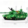 TA GAOLE T4010 4010 non  XE TĂNG CHIẾN ĐẤU CHỦ LỰC ZTZ-99A bộ đồ chơi xếp lắp ráp ghép mô hình Military Army ZTZ-99A TANK Quân Sự Bộ Đội 1918 khối