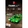 TA GAOLE T4010 4010 non  XE TĂNG CHIẾN ĐẤU CHỦ LỰC ZTZ-99A bộ đồ chơi xếp lắp ráp ghép mô hình Military Army ZTZ-99A TANK Quân Sự Bộ Đội 1918 khối
