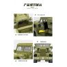 ZHI DELE DL-40004 40004 DL40004 non  XE TẢI CCKW bộ đồ chơi xếp lắp ráp ghép mô hình 357 khối