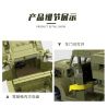 ZHI DELE DL-40004 40004 DL40004 non  XE TẢI CCKW bộ đồ chơi xếp lắp ráp ghép mô hình 357 khối