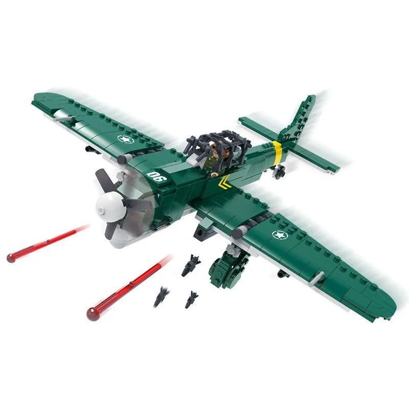 ZHI DELE DL-40003 40003 DL40003 non Lego MÁY BAY NÉM BOM JU-87 bộ đồ chơi xếp lắp ráp ghép mô hình 502 khối