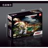 GAOMISI T2023 2023 non  THẾ GIỚI KHỦNG LONG TYRANNOSAURUS REX bộ đồ chơi xếp lắp ráp ghép mô hình 1228 khối