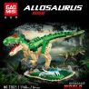GAOMISI T2021 2021 non  THẾ GIỚI KHỦNG LONG ALLOSAURUS bộ đồ chơi xếp lắp ráp ghép mô hình 1160 khối