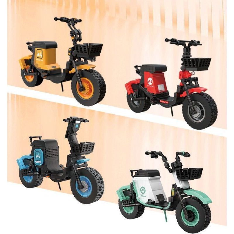 ZHEGAO 00334 non  CHIẾN QUẢ THÔNG ĐỎ bộ đồ chơi xếp lắp ráp ghép mô hình LIGHTWEIGHT AND QUICK 247 khối