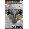 WANGE 4005 non  MÁY BAY TRINH SÁT BLACKBIRD SR-71 bộ đồ chơi xếp lắp ráp ghép mô hình Military Army Quân Sự Bộ Đội 183 khối