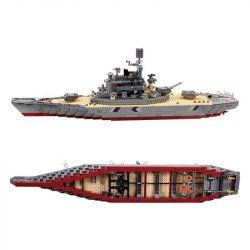 Kazi KY82012 82012 non  TÀU CHIẾN PHÁT XÍT ĐỨC BISMARCK bộ đồ chơi xếp lắp ráp ghép mô hình Century Military CENTURY MILITARY BISMARCK CRUISER Quân Đội Thế Kỷ 1297 khối