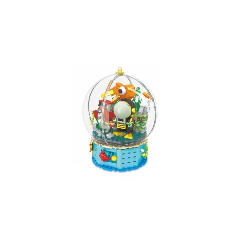 CACO D004-1 004-1 non Lego QUẢ CẦU PHA LÊ bộ đồ chơi xếp lắp ráp ghép mô hình BOUTIQUE CRYSTAL BALL 435 khối