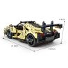 GBL KY1059 1059 non  XE LÙI GT SENNA bộ đồ chơi xếp lắp ráp ghép mô hình  PROJECT MACHINE Kỹ Thuật Công Nghệ Cao Mô Hình Phương Tiện 455 khối