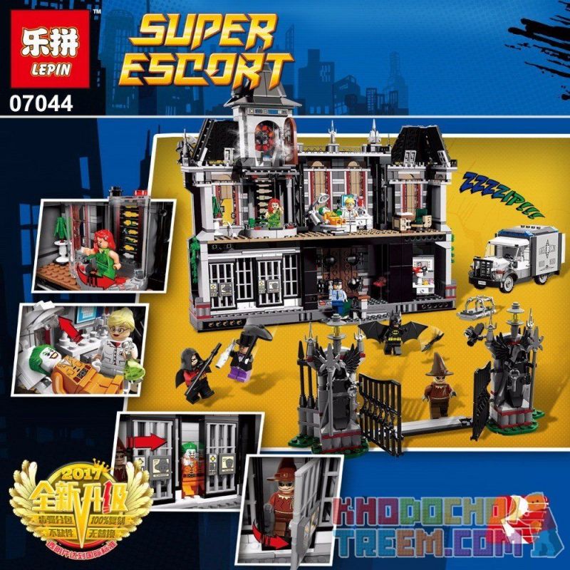 NOT Lego BATMAN ARKHAM ASYLUM BREAKOUT 10937 JISI 7124 LEPIN 07044 xếp ...