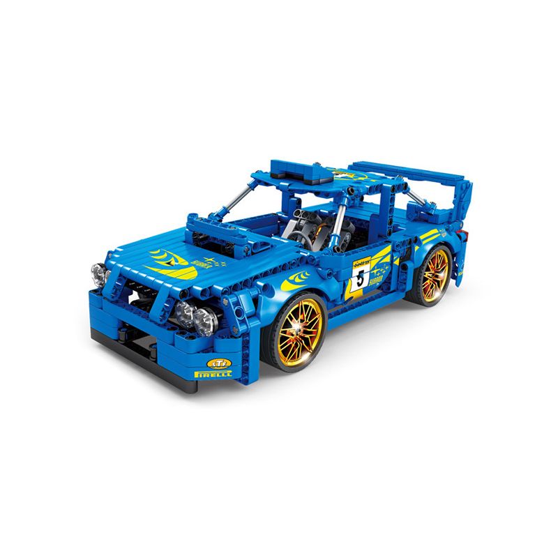 GBL KY1057 1057 non Lego XE RALLY HILLMAN IMP LÙI bộ đồ chơi xếp lắp ráp ghép mô hình Technic PROJECT MACHINE HILLMAN IMP Kỹ Thuật Công Nghệ Cao Mô Hình Phương Tiện 521 khối