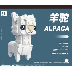 JIESTAR 38005 non  THIÊN ĐƯỜNG THÚ CƯNG DỄ THƯƠNG 6 LOẠI MỎ VỊT ALPACA VẸT ĐUÔI DÀI KANGAROO GẤU TRÚC KOALA bộ đồ chơi xếp lắp ráp ghép mô hình Creator Sáng Tạo 638 khối