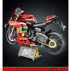 JUHANG TECHNOLOGY 85004 non  MÔ TÔ DUCATI V4R tỷ lệ 1:5 bộ đồ chơi xếp lắp ráp ghép mô hình  Kỹ Thuật Công Nghệ Cao Mô Hình Phương Tiện 1966 khối