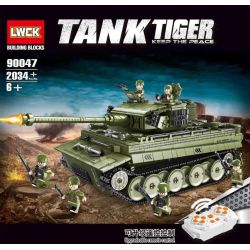 LWCK 90047 non  XE TĂNG HẠNG NẶNG HỔ bộ đồ chơi xếp lắp ráp ghép mô hình Creator TANK TIGER Sáng Tạo 2034 khối