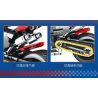 JUHANG TECHNOLOGY 82007 non  XE BÁNH LỐP RỘNG HAI MÀU bộ đồ chơi xếp lắp ráp ghép mô hình  Kỹ Thuật Công Nghệ Cao Mô Hình Phương Tiện 992 khối