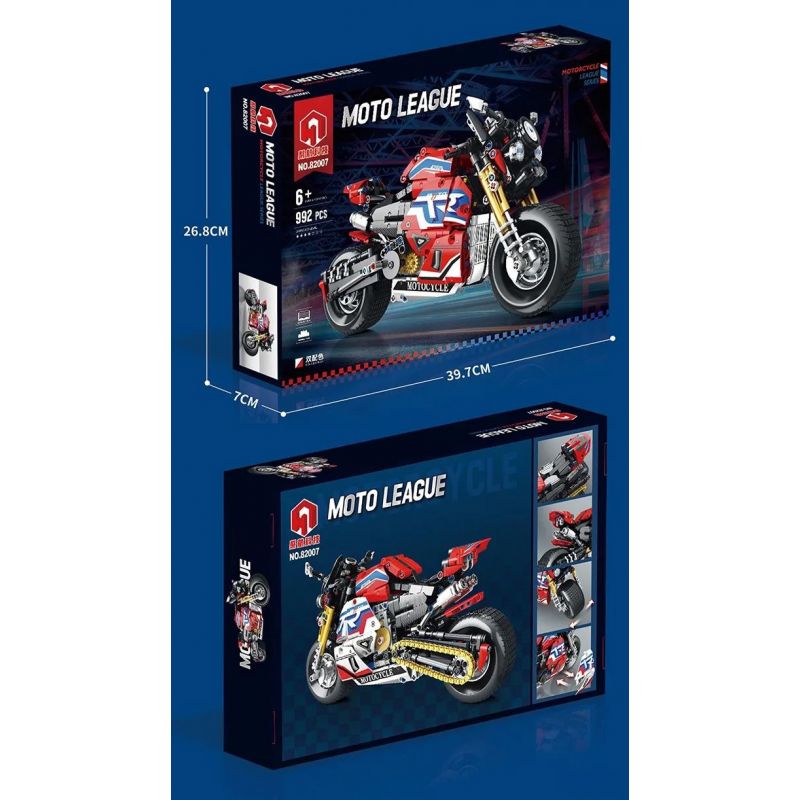 JUHANG TECHNOLOGY 82007 non  XE BÁNH LỐP RỘNG HAI MÀU bộ đồ chơi xếp lắp ráp ghép mô hình  Kỹ Thuật Công Nghệ Cao Mô Hình Phương Tiện 992 khối