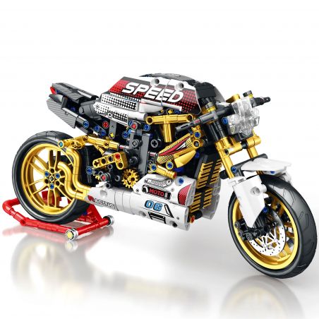 JUHANG TECHNOLOGY 82006 non  DUCATI STREET FIGHTER V4S bộ đồ chơi xếp lắp ráp ghép mô hình  DUCATI V4S Kỹ Thuật Công Nghệ Cao Mô Hình Phương Tiện 890 khối