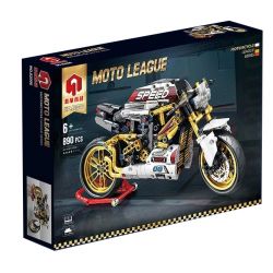 JUHANG TECHNOLOGY 82006 non  DUCATI STREET FIGHTER V4S bộ đồ chơi xếp lắp ráp ghép mô hình  DUCATI V4S Kỹ Thuật Công Nghệ Cao Mô Hình Phương Tiện 890 khối