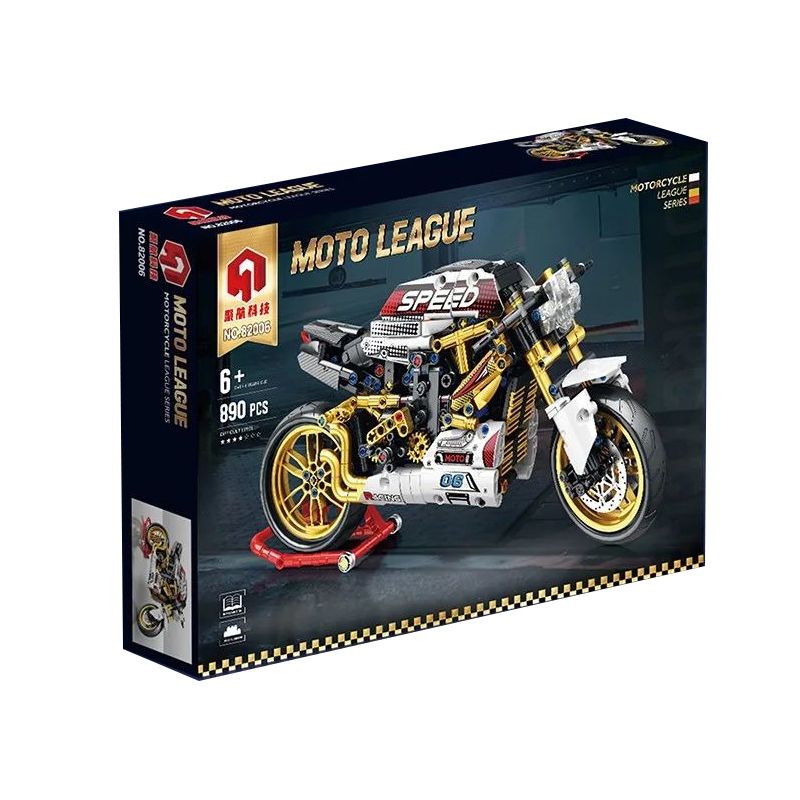 JUHANG TECHNOLOGY 82006 non  DUCATI STREET FIGHTER V4S bộ đồ chơi xếp lắp ráp ghép mô hình  DUCATI V4S Kỹ Thuật Công Nghệ Cao Mô Hình Phương Tiện 890 khối