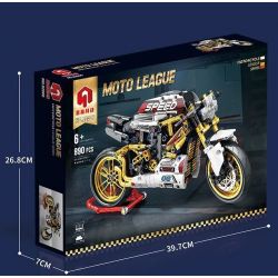 JUHANG TECHNOLOGY 82006 non  DUCATI STREET FIGHTER V4S bộ đồ chơi xếp lắp ráp ghép mô hình  DUCATI V4S Kỹ Thuật Công Nghệ Cao Mô Hình Phương Tiện 890 khối