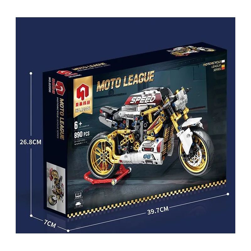 JUHANG TECHNOLOGY 82006 non  DUCATI STREET FIGHTER V4S bộ đồ chơi xếp lắp ráp ghép mô hình  DUCATI V4S Kỹ Thuật Công Nghệ Cao Mô Hình Phương Tiện 890 khối