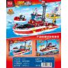 MINGDI C020 non  ĐỘI CỨU HỎA bộ đồ chơi xếp lắp ráp ghép mô hình City URBAN FIRE PROTECTION Thành Phố 408 khối