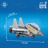 WEIGHT 2048 non  MÁY BAY CHIẾN ĐẤU TÀNG HÌNH ĐA NĂNG THÀNH ĐÔ J-20 bộ đồ chơi xếp lắp ráp ghép mô hình Military Army CHENGDU J-20 Quân Sự Bộ Đội 498 khối