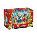ELEPHANT JX1235 1235 non Lego 8 TỐC ĐỘ XE ĐẠP bộ đồ chơi xếp lắp ráp ghép mô hình The Lego Ninjago Movie NINJA LEGACY Ninja Lốc Xoáy 250 khối