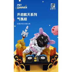 QIZHILE E01009 01009 non  NHÓM KHÍ QUYỂN bộ đồ chơi xếp lắp ráp ghép mô hình