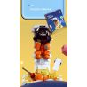 QIZHILE E01008 01008 non  NHÀ TƯ TƯỞNG VỆ SINH bộ đồ chơi xếp lắp ráp ghép mô hình